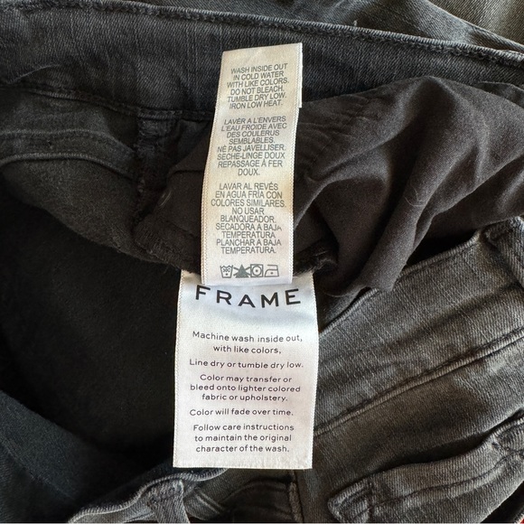 Frame - Le Skinny de Jeanne - size 27 - faded black - Picture 7 of 8